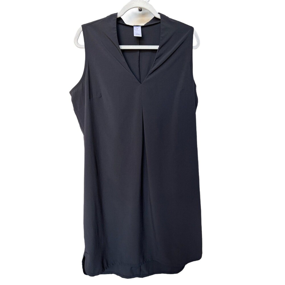 Livi Active Black Sleeveless Sporty Dress 14 16